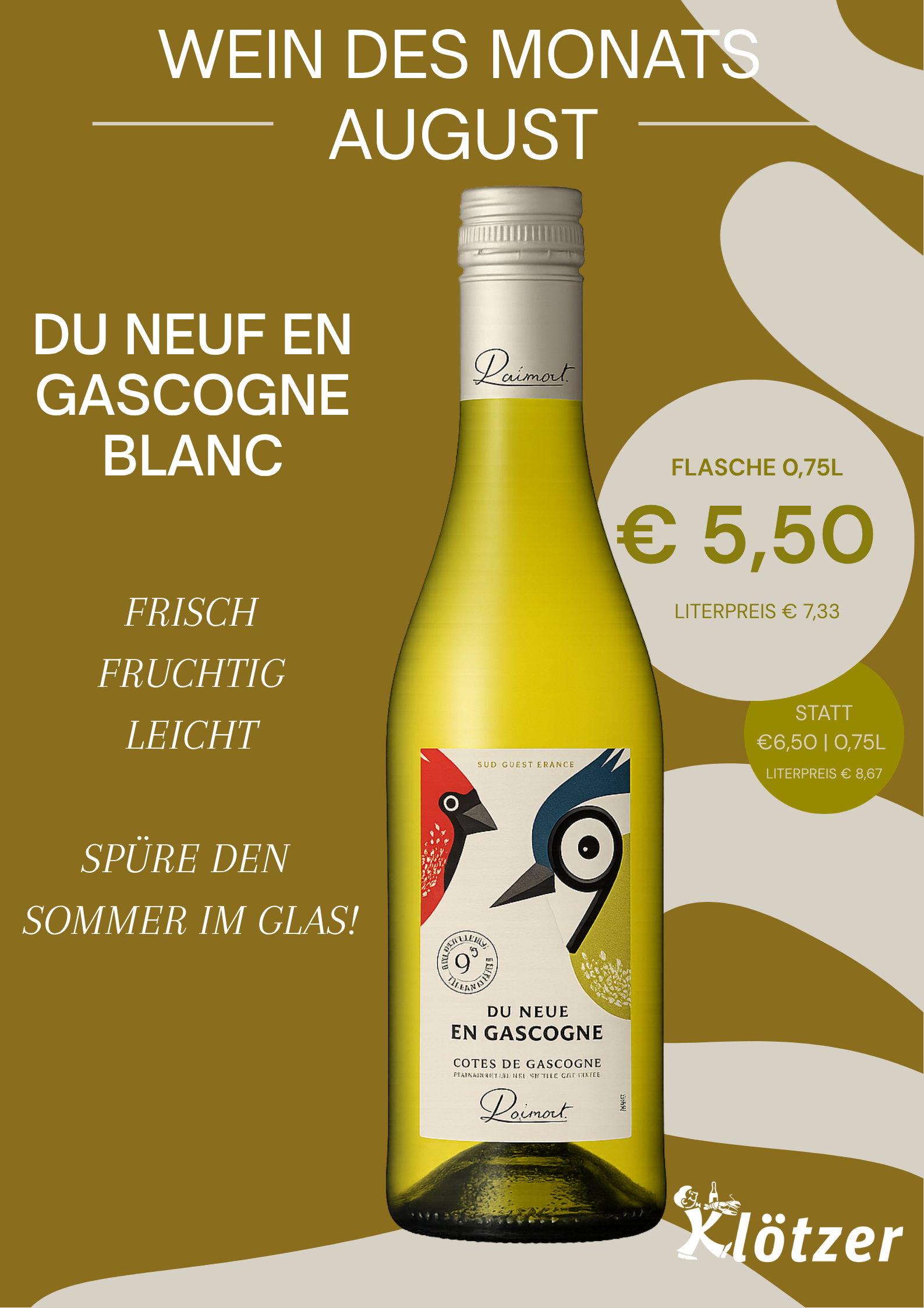 Homepage Wein des Monats August